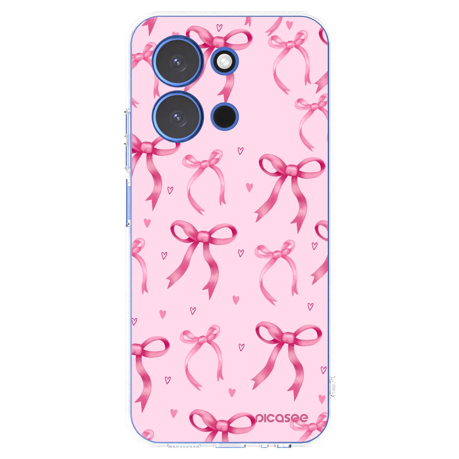 Picasee Xiaomi Redmi 15C 4G Hülle - Transparentes Silikon - Bow Aesthetic