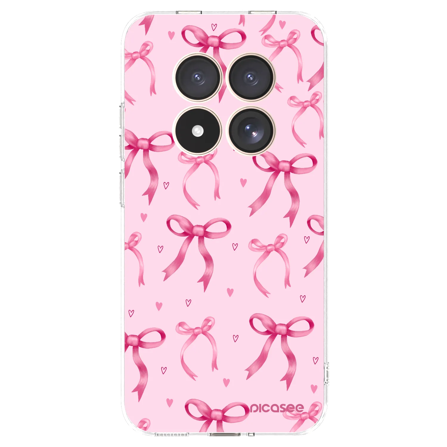 Picasee Xiaomi Redmi Note 15 Pro 4G Hülle - Transparentes Silikon - Bow Aesthetic