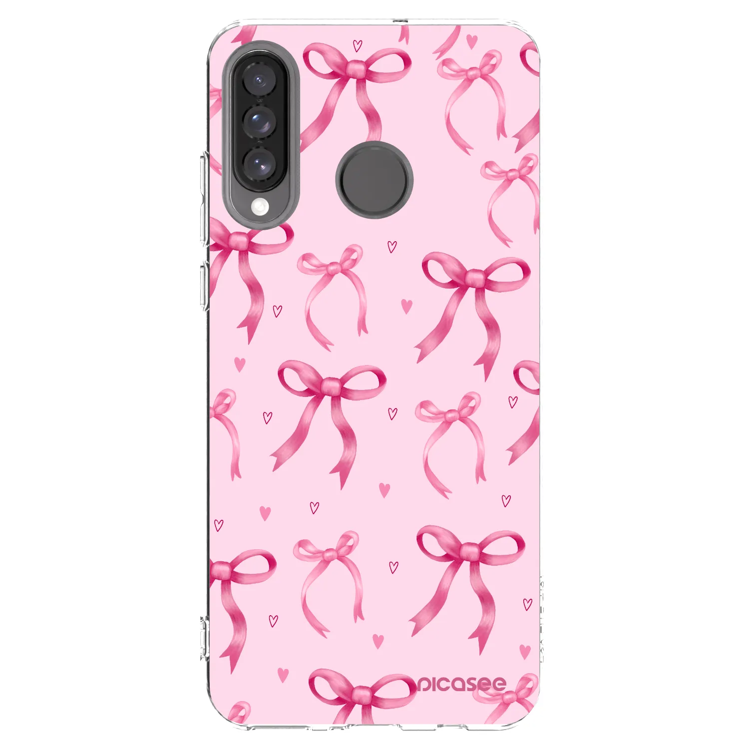 Picasee Huawei P30 Lite Hülle - Transparentes Silikon - Bow Aesthetic