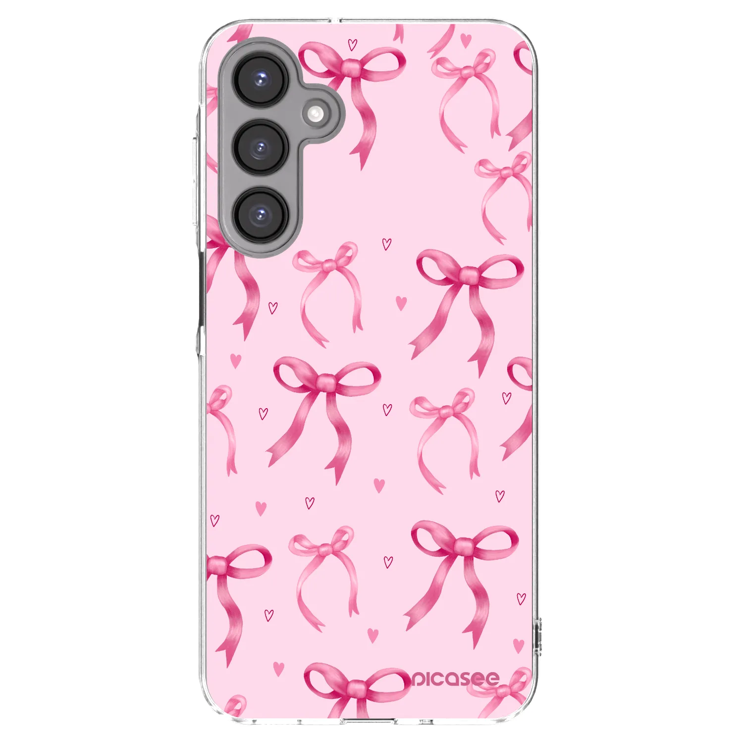 Picasee Samsung Galaxy A16 4G Hülle - Transparentes Silikon - Bow Aesthetic
