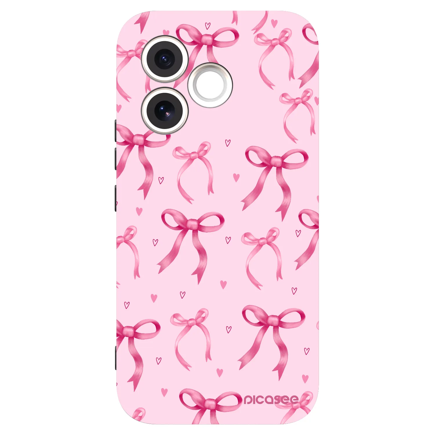 Picasee Honor 600 Lite Hülle - Schwarzes Silikon - Bow Aesthetic