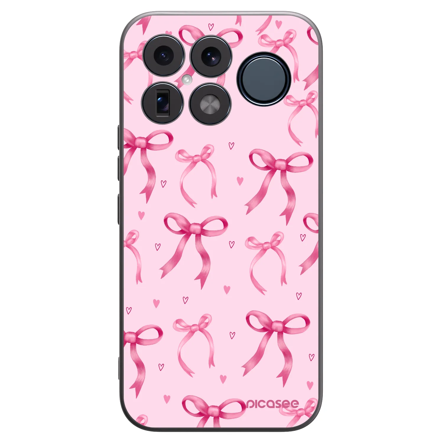 Picasee Xiaomi Poco F8 Ultra Hülle - Schwarzes Silikon - Bow Aesthetic