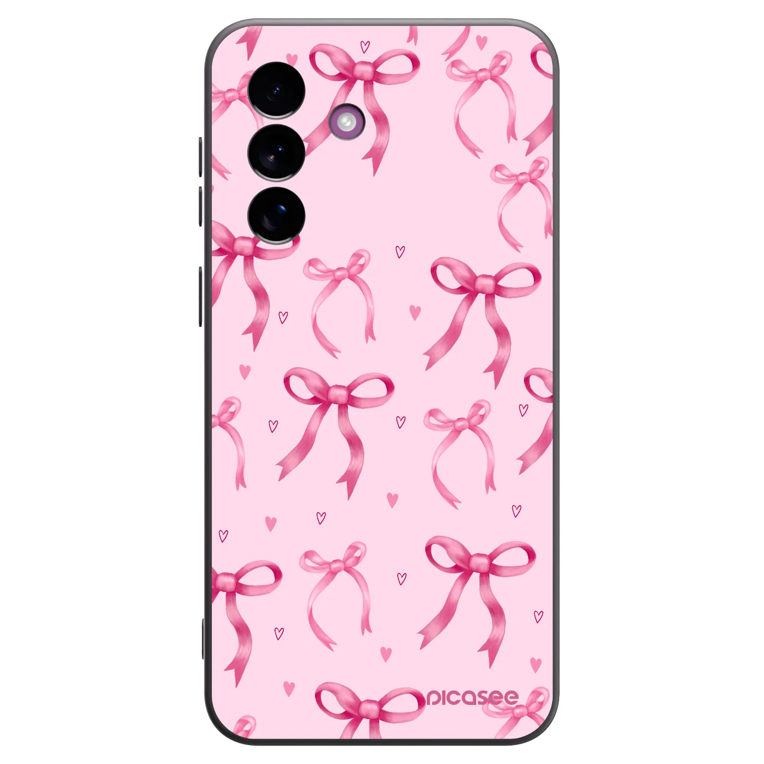 Picasee Samsung Galaxy A37 Hülle - Schwarzes Silikon - Bow Aesthetic