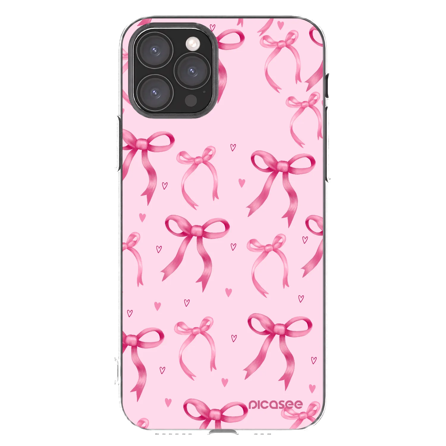 Picasee Apple iPhone 11 Pro Hülle - Transparentes Silikon - Bow Aesthetic