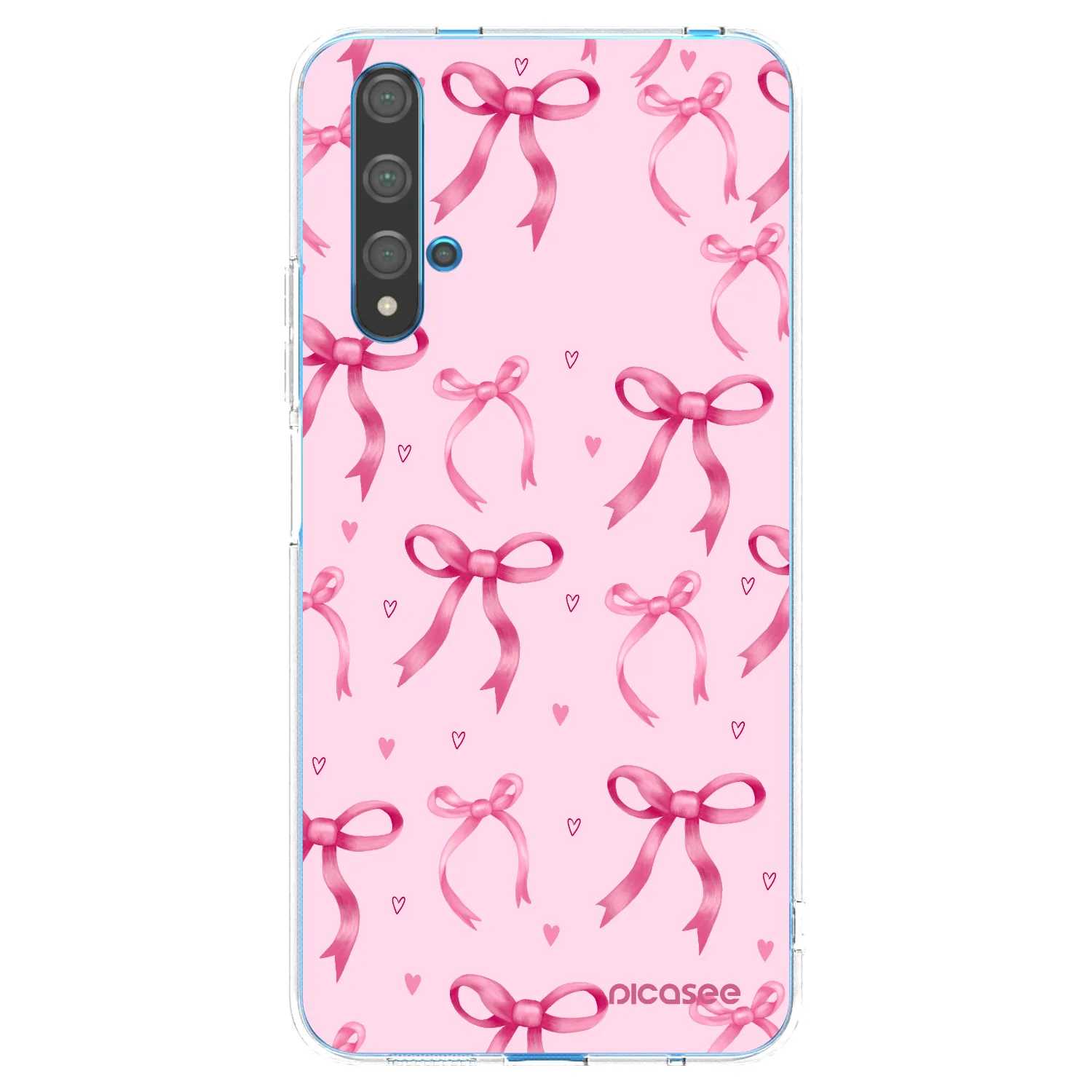 Picasee Huawei Nova 5T Hülle - Transparentes Silikon - Bow Aesthetic