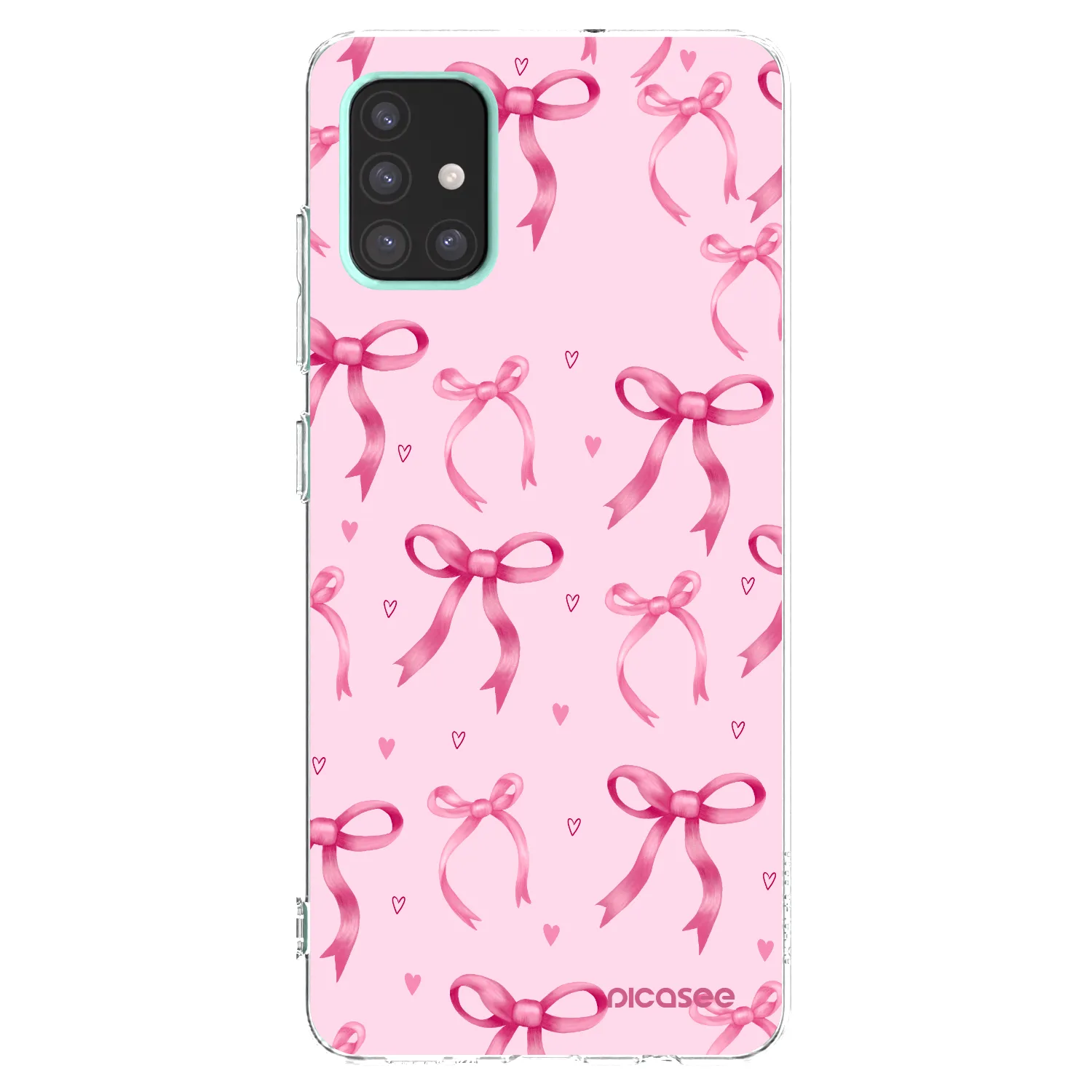 Picasee Samsung Galaxy A51 A515F Hülle - Transparentes Silikon - Bow Aesthetic
