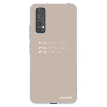 Picasee Realme 7 Hülle - Transparentes Silikon - Positive Vibes