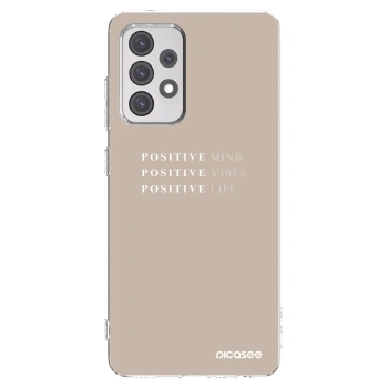 Picasee Samsung Galaxy A52s 5G A528B Hülle - Transparentes Silikon - Positive Vibes