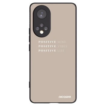 Picasee Huawei Nova 9 Hülle - Schwarzes Silikon - Positive Vibes