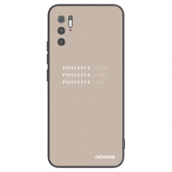 Picasee Xiaomi Poco M3 Pro 5G Hülle - Schwarzes Silikon - Positive Vibes