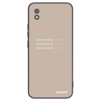 Picasee Realme C11 (2021) Hülle - Schwarzes Silikon - Positive Vibes