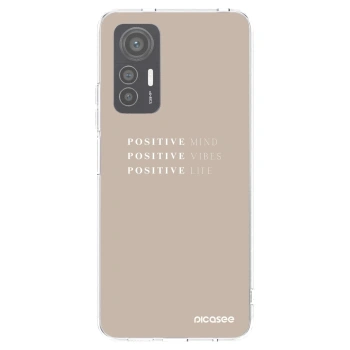Picasee Xiaomi 12 Lite Hülle - Transparentes Silikon - Positive Vibes