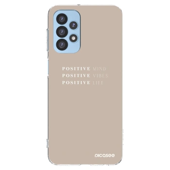 Picasee Samsung Galaxy A23 A235F 4G Hülle - Transparentes Silikon - Positive Vibes