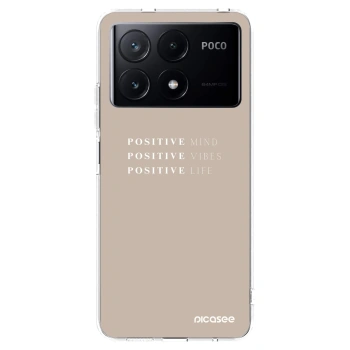 Picasee Xiaomi Poco X6 Pro Hülle - Transparentes Silikon - Positive Vibes