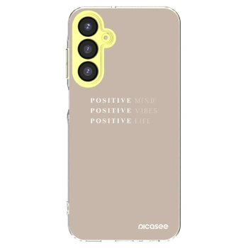Picasee Samsung Galaxy A25 A256B 5G Hülle - Transparentes Silikon - Positive Vibes