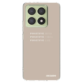 Picasee Xiaomi 14T Hülle - Transparentes Silikon - Positive Vibes