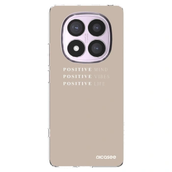 Picasee Xiaomi Redmi Note 14 Pro 5G Hülle - Transparentes Silikon - Positive Vibes