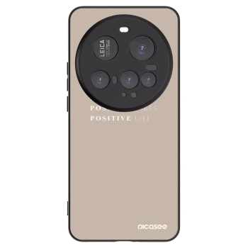 Picasee Xiaomi 15 Ultra Hülle - Schwarzes Silikon - Positive Vibes