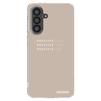 Picasee Samsung Galaxy A36 5G Hülle - Transparentes Silikon - Positive Vibes