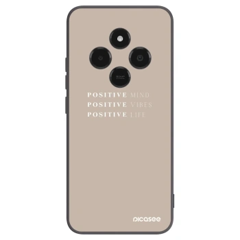 Picasee Xiaomi Poco C75 Hülle - Schwarzes Silikon - Positive Vibes