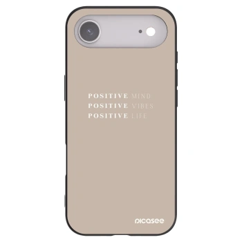 Picasee Apple iPhone Air Hülle - Schwarzes Silikon - Positive Vibes