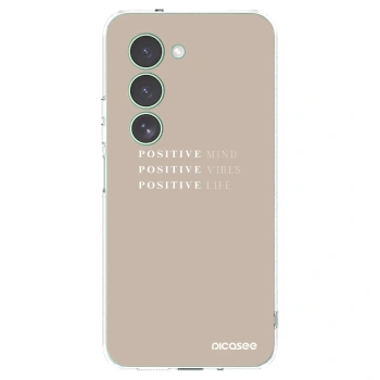 Picasee Xiaomi Redmi 15 5G Hülle - Transparentes Silikon - Positive Vibes