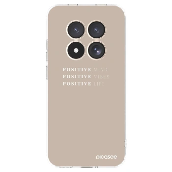 Picasee Xiaomi Redmi Note 15 Pro 4G Hülle - Transparentes Silikon - Positive Vibes