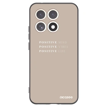 Picasee Xiaomi 15T Hülle - Schwarzes Silikon - Positive Vibes