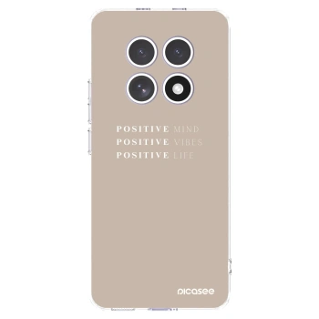 Picasee Xiaomi Redmi Note 15 Hülle - Transparentes Silikon - Positive Vibes