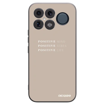 Picasee Xiaomi Poco F8 Ultra Hülle - Schwarzes Silikon - Positive Vibes
