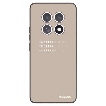 Picasee Xiaomi Redmi Note 15 5G Hülle - Schwarzes Silikon - Positive Vibes