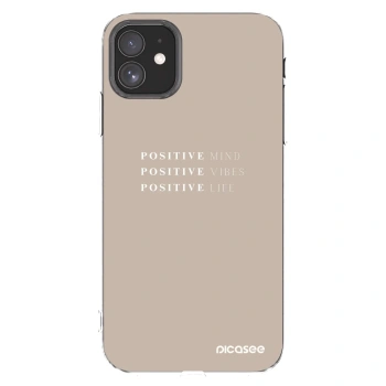 Picasee Apple iPhone 11 Hülle - Transparentes Silikon - Positive Vibes