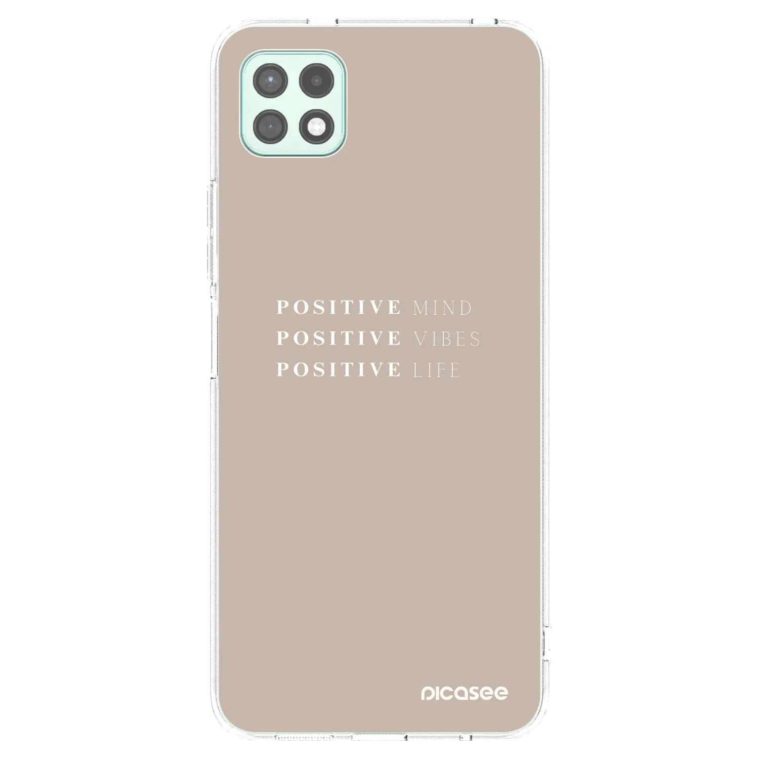 Picasee Samsung Galaxy A22 A226B 5G Hülle - Transparentes Silikon - Positive Vibes