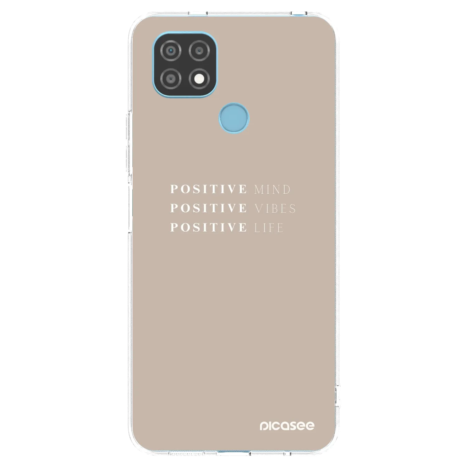 Picasee Realme C21 Hülle - Transparentes Silikon - Positive Vibes