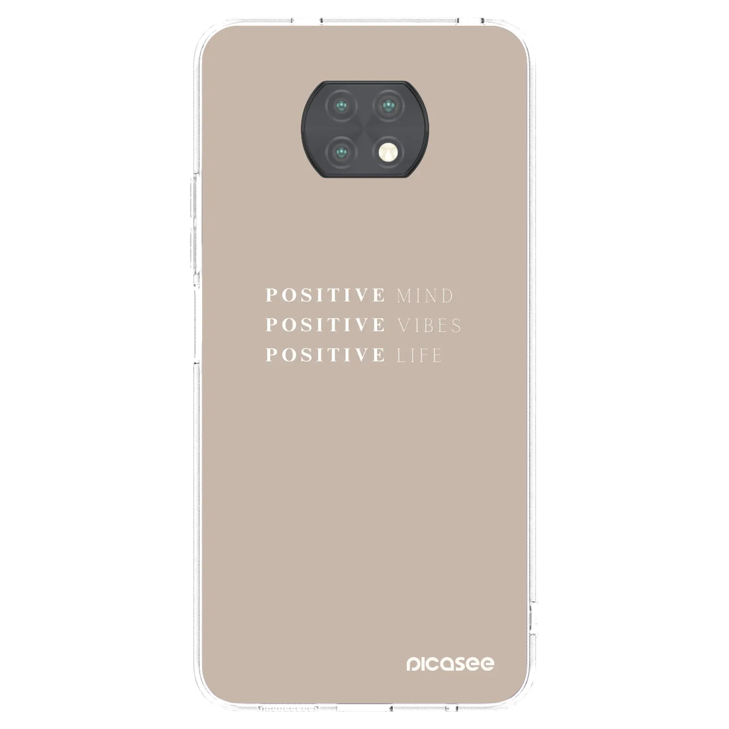 Picasee Xiaomi Redmi Note 9T Hülle - Transparentes Silikon - Positive Vibes