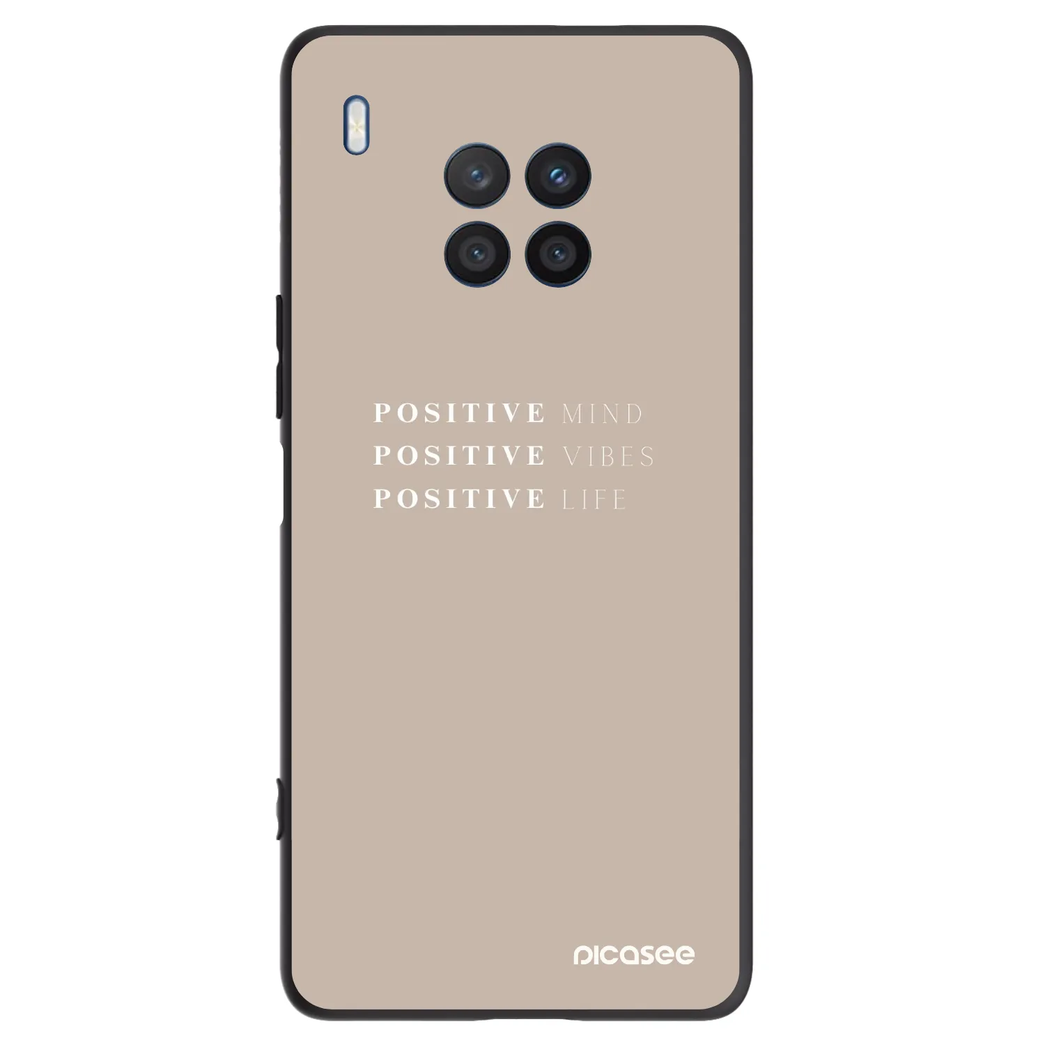 Picasee Honor 50 Lite Hülle - Schwarzes Silikon - Positive Vibes