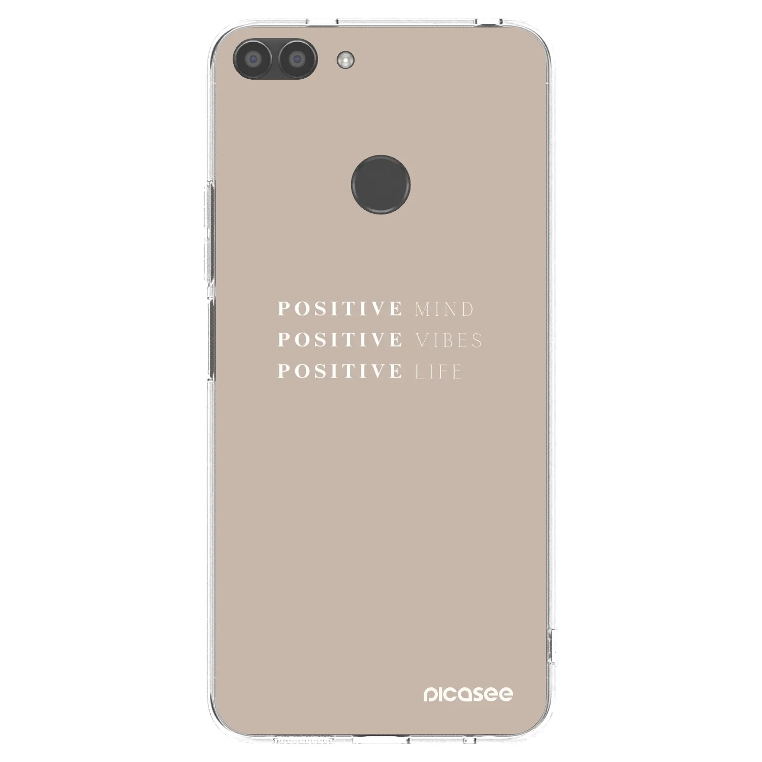 Picasee Huawei P Smart Hülle - Transparentes Silikon - Positive Vibes