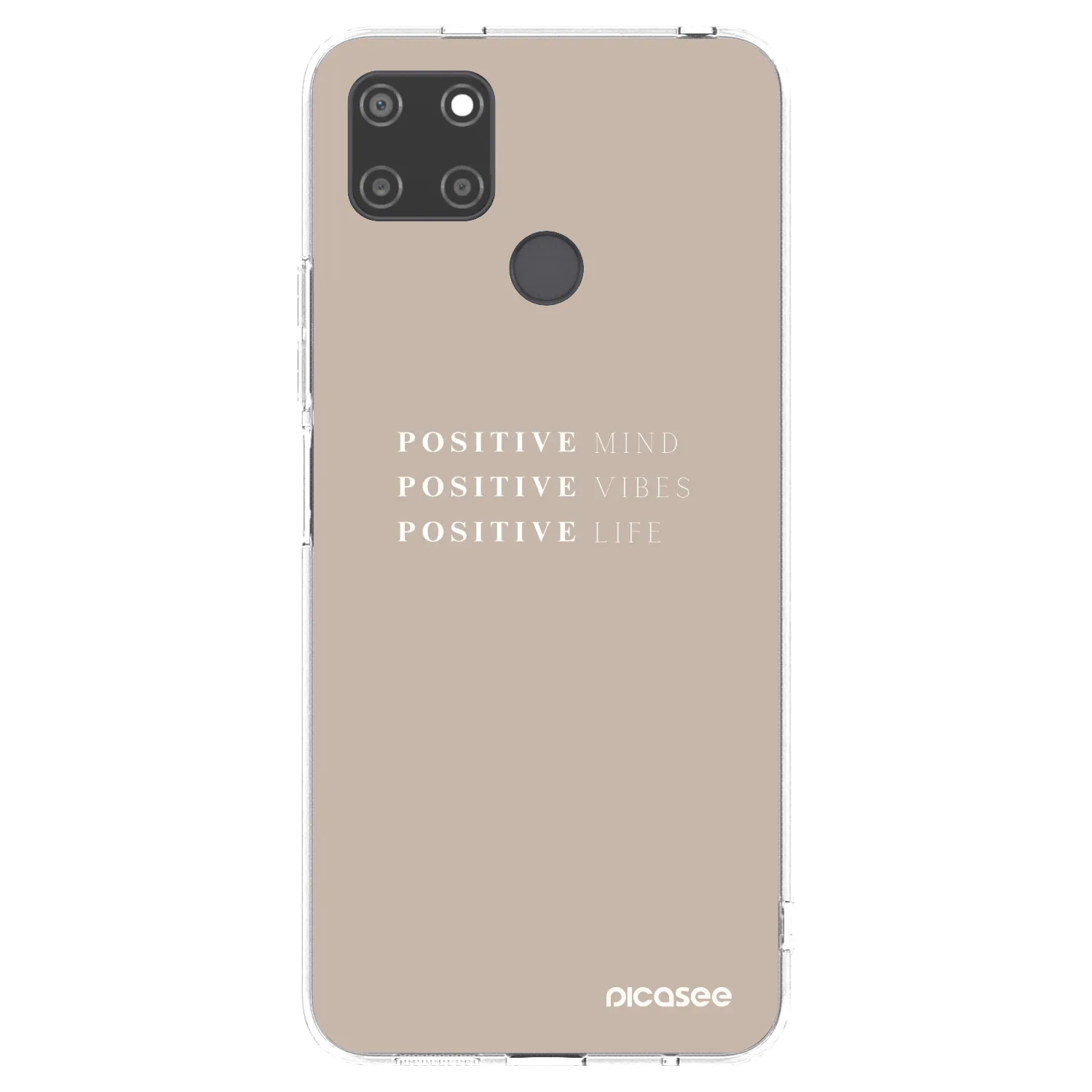Picasee Realme C21Y Hülle - Transparentes Silikon - Positive Vibes