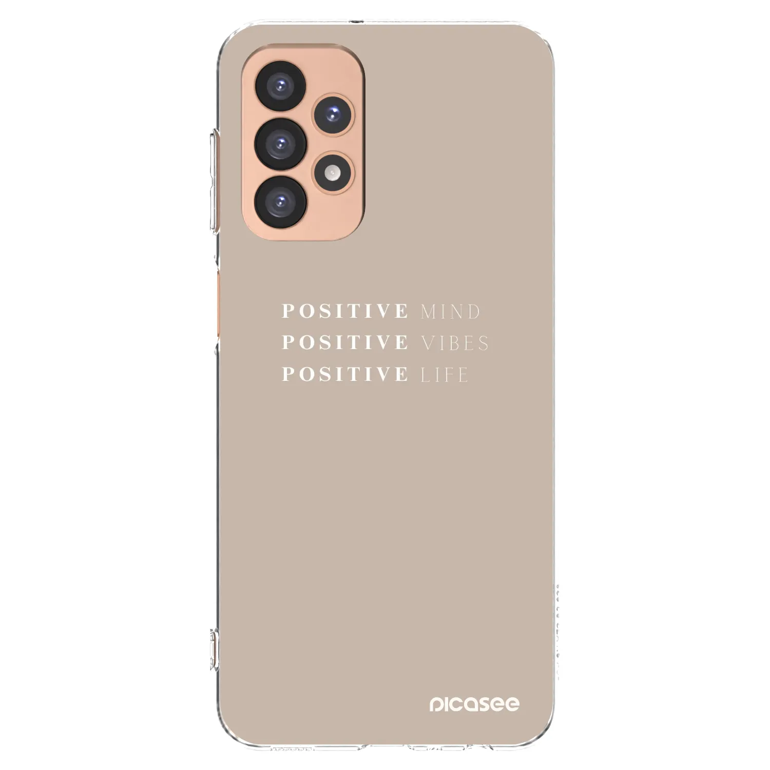 Picasee Samsung Galaxy A23 A236B 5G Hülle - Transparentes Silikon - Positive Vibes