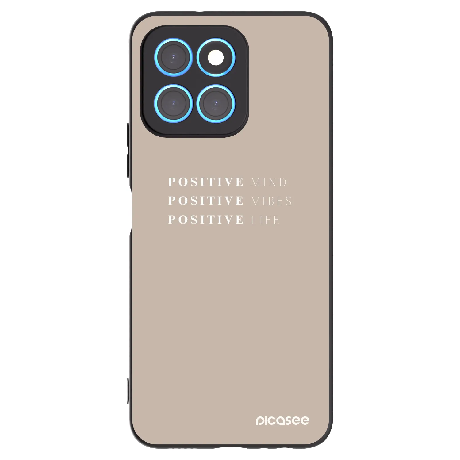Picasee Honor X6 Hülle - Schwarzes Silikon - Positive Vibes