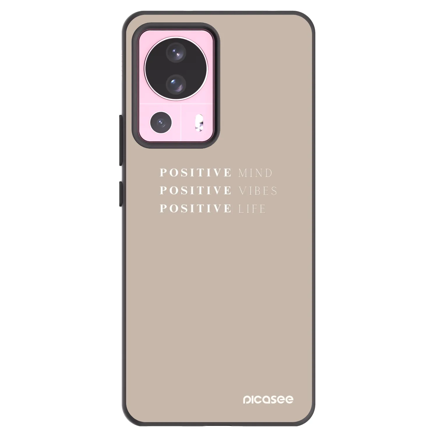 Picasee Xiaomi 13 Lite Hülle - Schwarzes Silikon - Positive Vibes