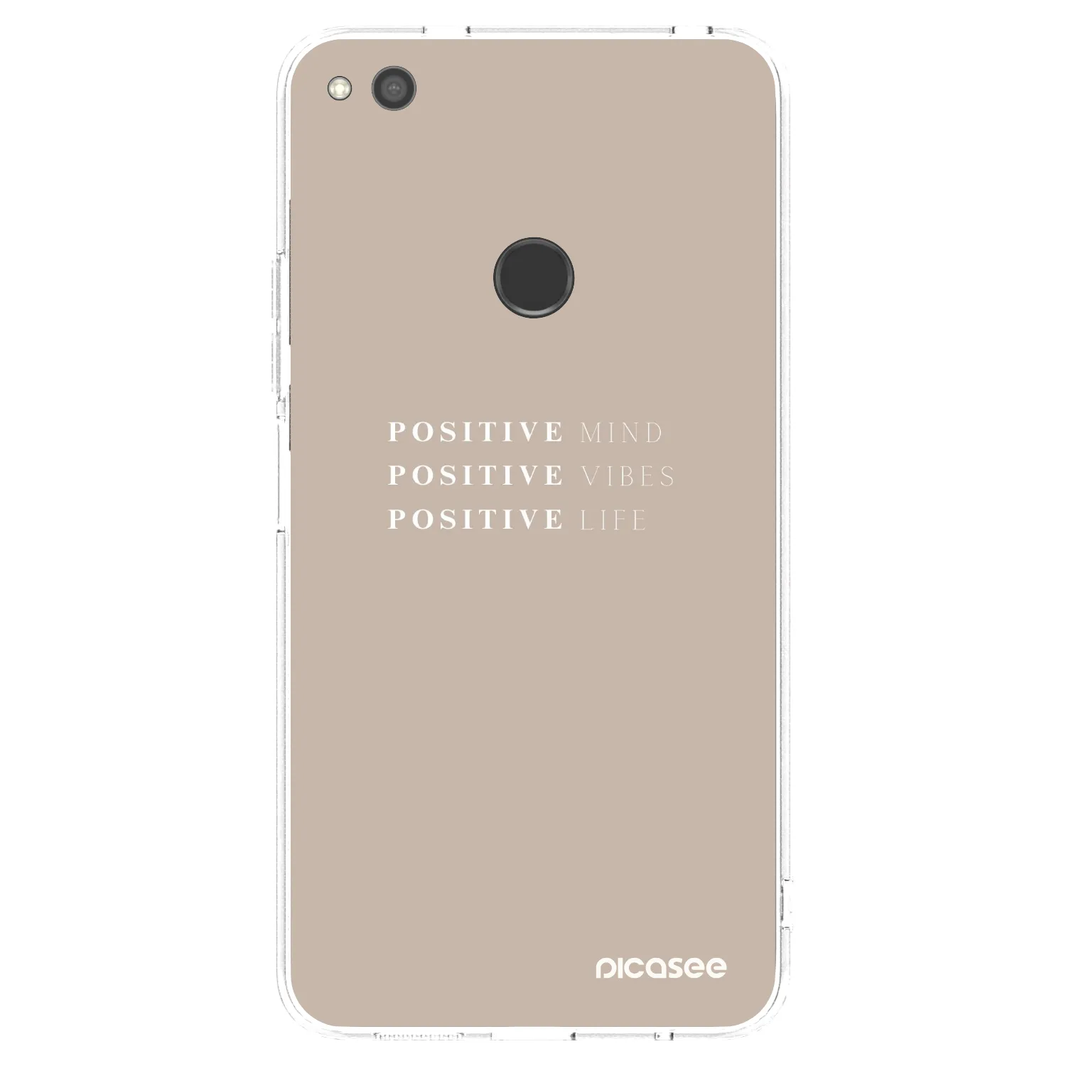 Picasee Huawei P9 Lite 2017 Hülle - Transparentes Silikon - Positive Vibes