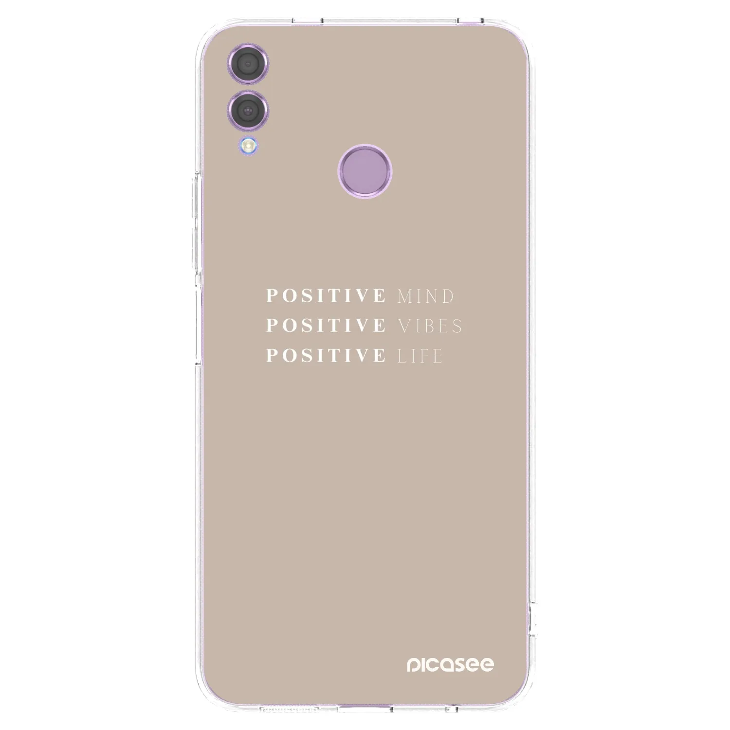 Picasee Honor 8X Hülle - Transparentes Silikon - Positive Vibes