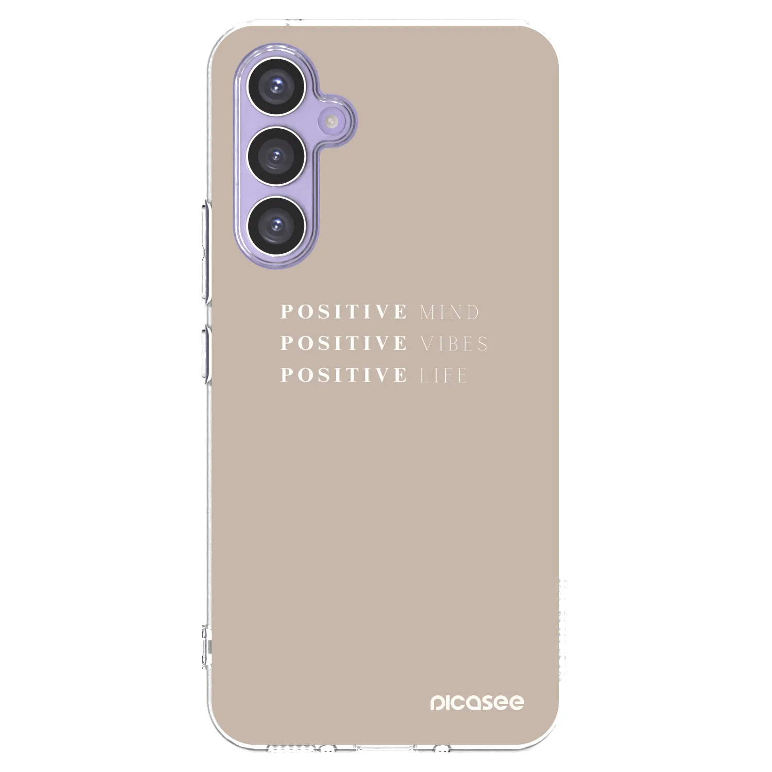 Picasee Samsung Galaxy A54 5G A546B Hülle - Transparentes Silikon - Positive Vibes
