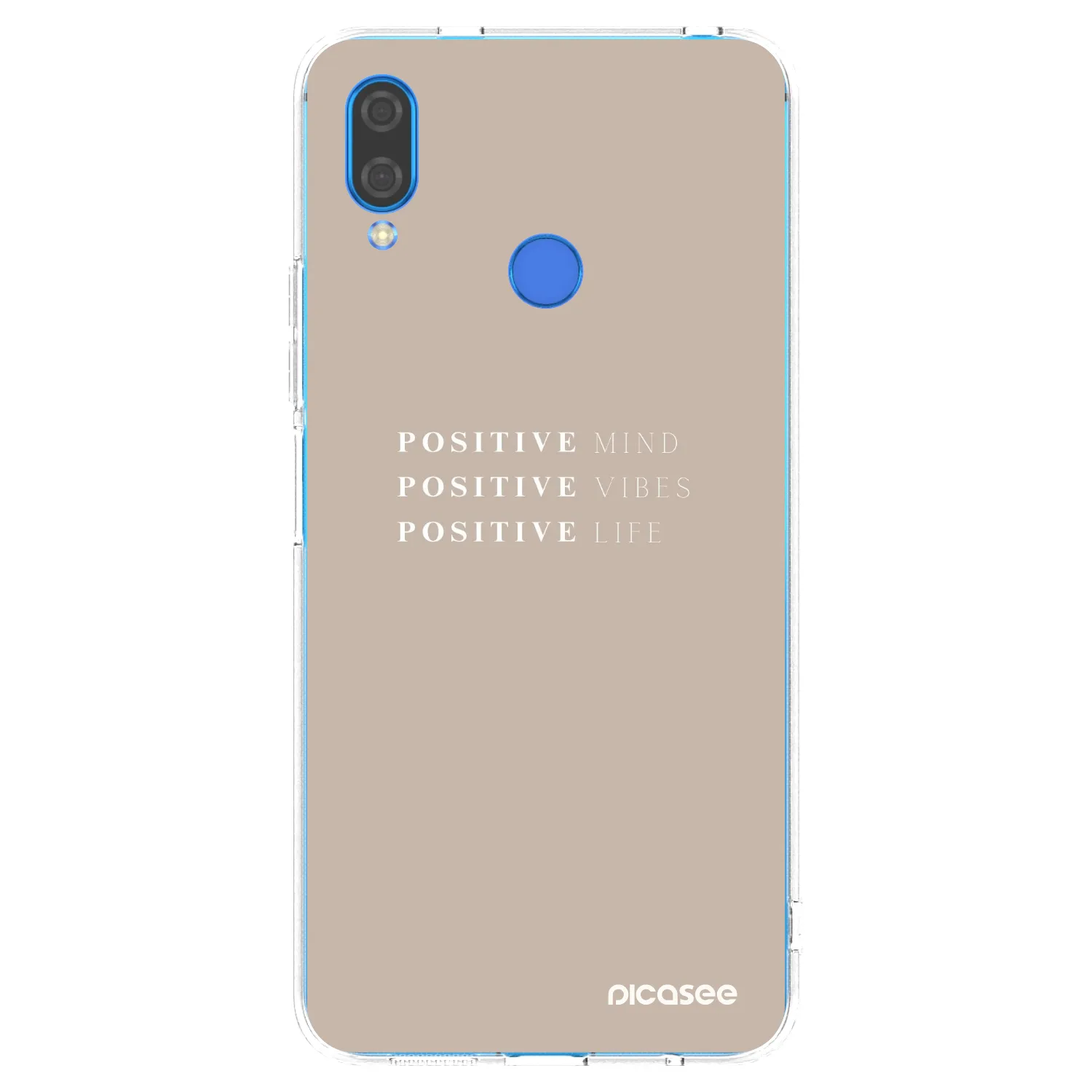 Picasee Huawei Nova 3 Hülle - Transparentes Silikon - Positive Vibes