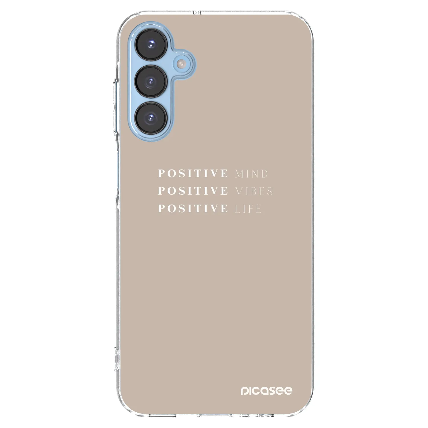 Picasee Samsung Galaxy A15 A156B 5G Hülle - Transparentes Silikon - Positive Vibes