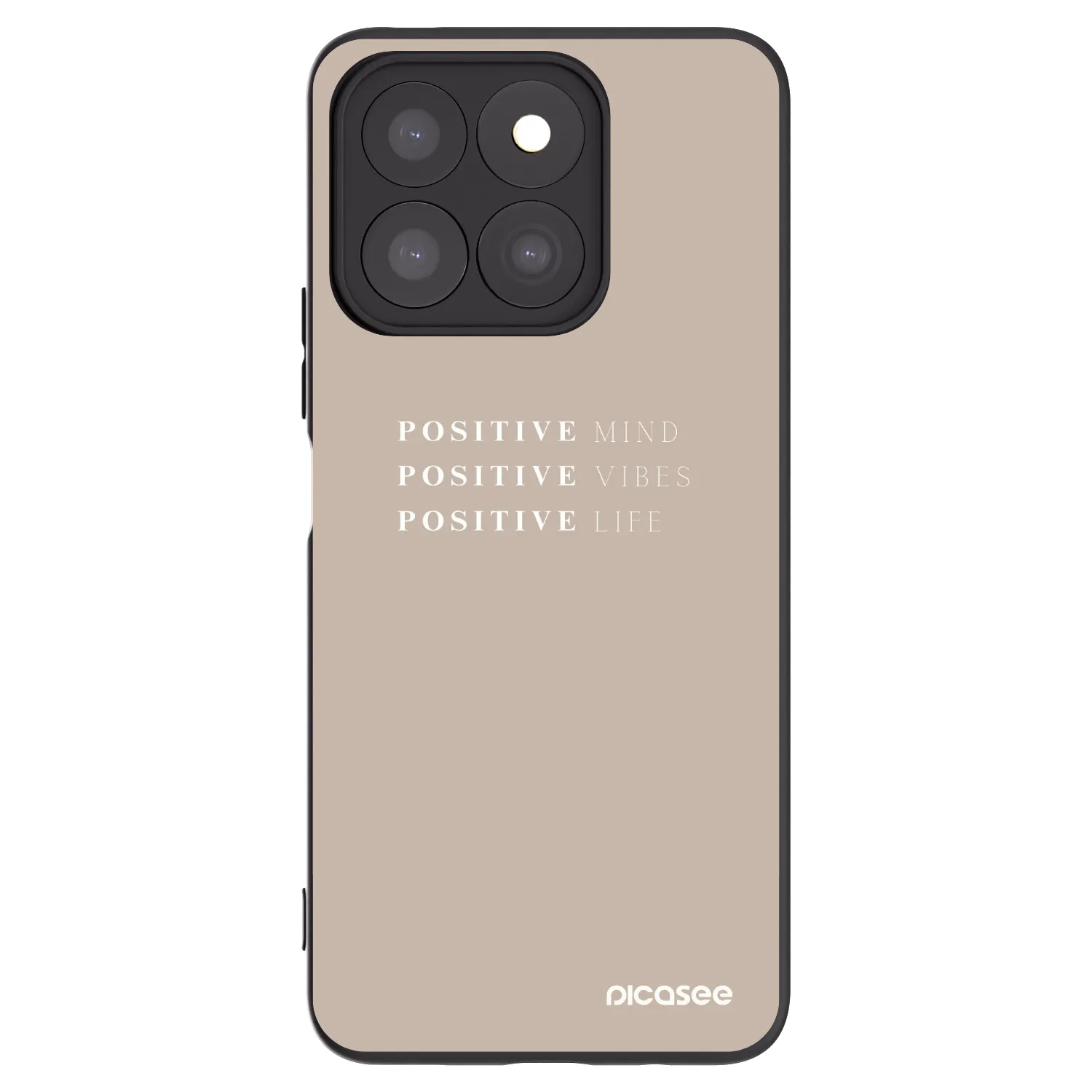 Picasee Honor X8b Hülle - Schwarzes Silikon - Positive Vibes