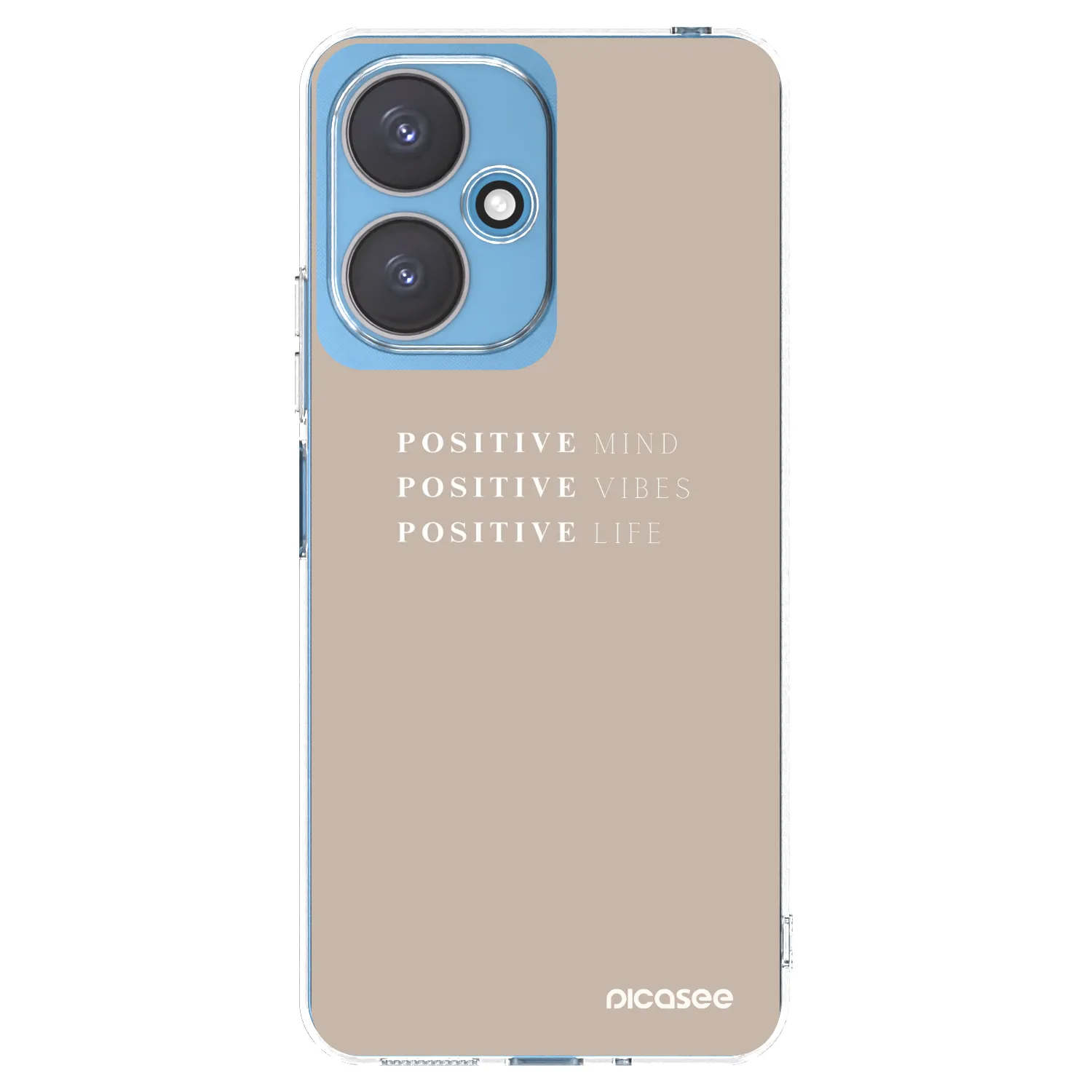 Picasee Xiaomi Redmi 13C 5G Hülle - Transparentes Silikon - Positive Vibes