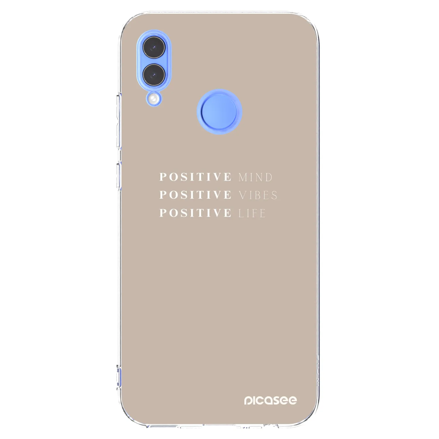 Picasee Honor 10 Lite Hülle - Transparentes Silikon - Positive Vibes