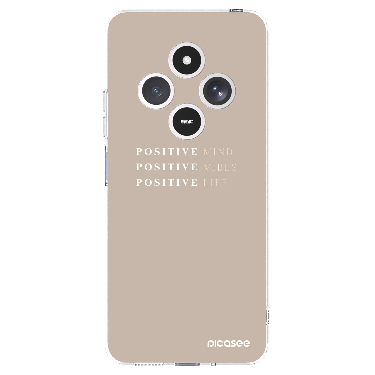 Picasee Xiaomi Redmi 14C Hülle - Transparentes Silikon - Positive Vibes